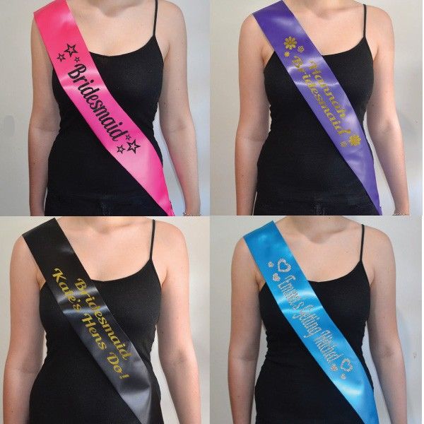 Hens Party Sashes