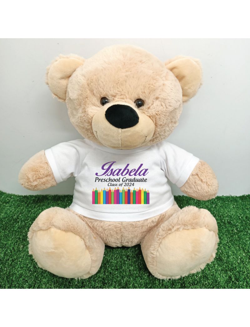 PreSchool Graduation Cream Bear 40cm