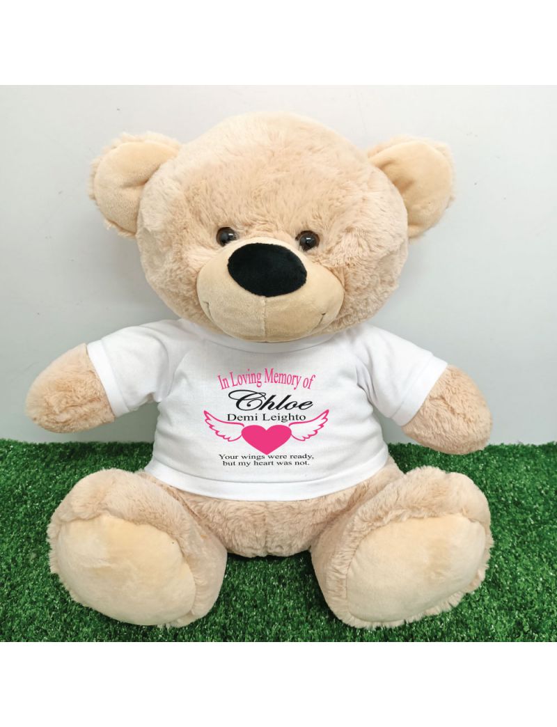 In Loving Memory Teddy Bear 40cm Cream