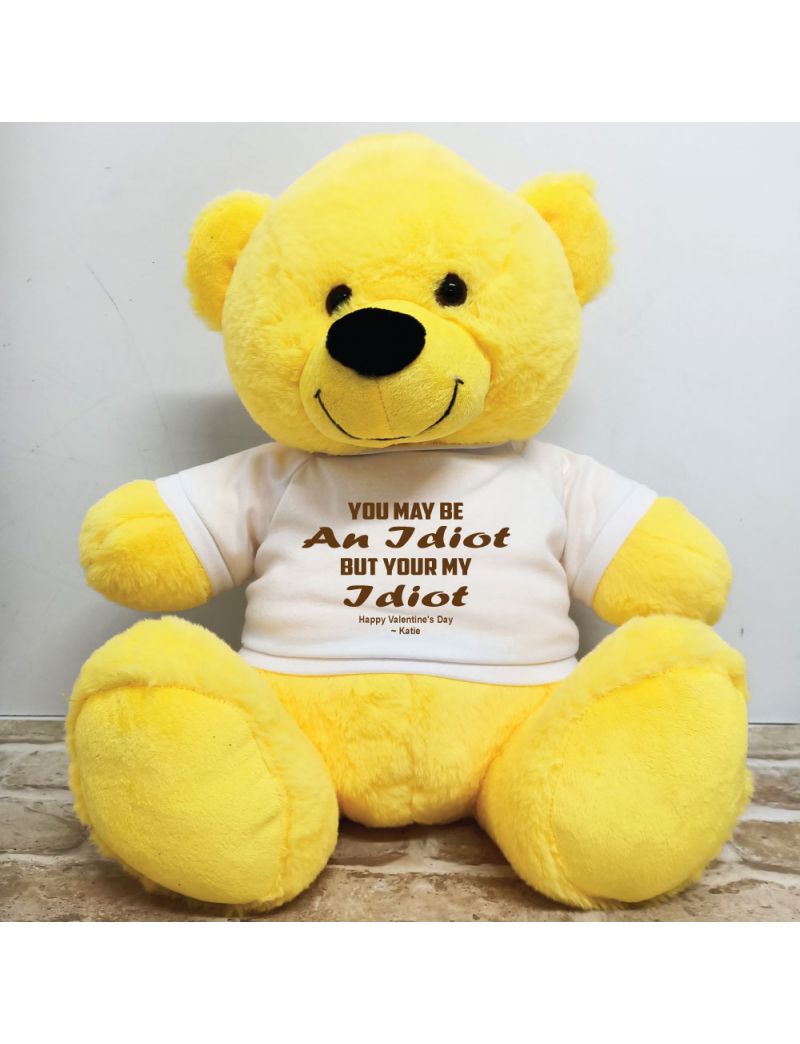 Valentines Bear You may Be A - 40cm Yellow