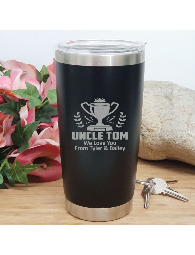 Uncle Insulated Travel Mug 600ml Black
