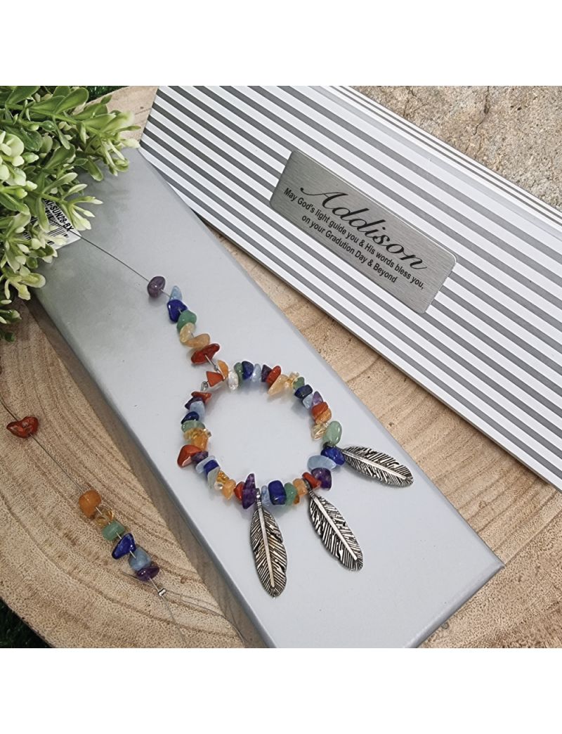 Graduation Chakra Gemstone Suncatcher