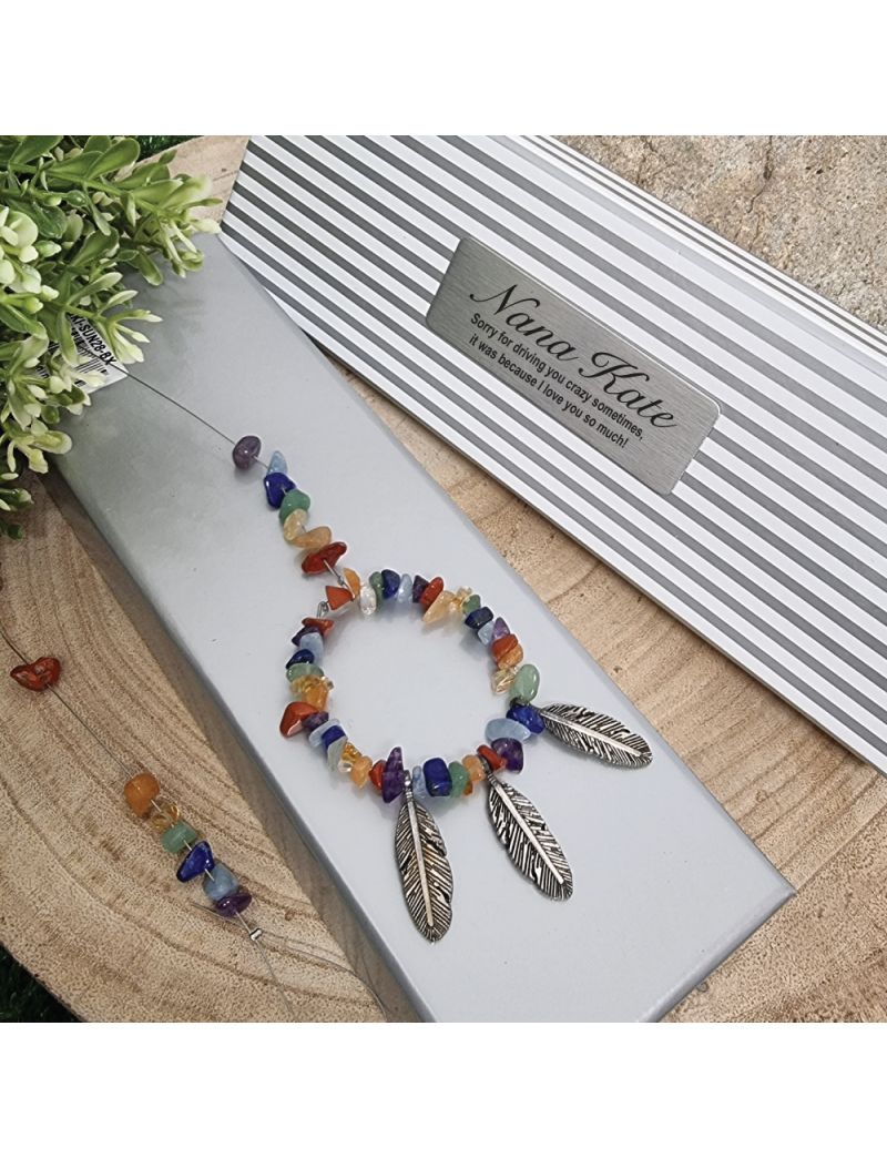 Nana Chakra Gemstone Suncatcher