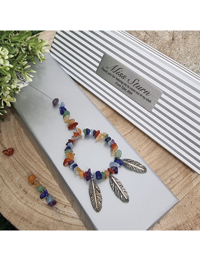 Teacher Chakra Gemstone Suncatcher