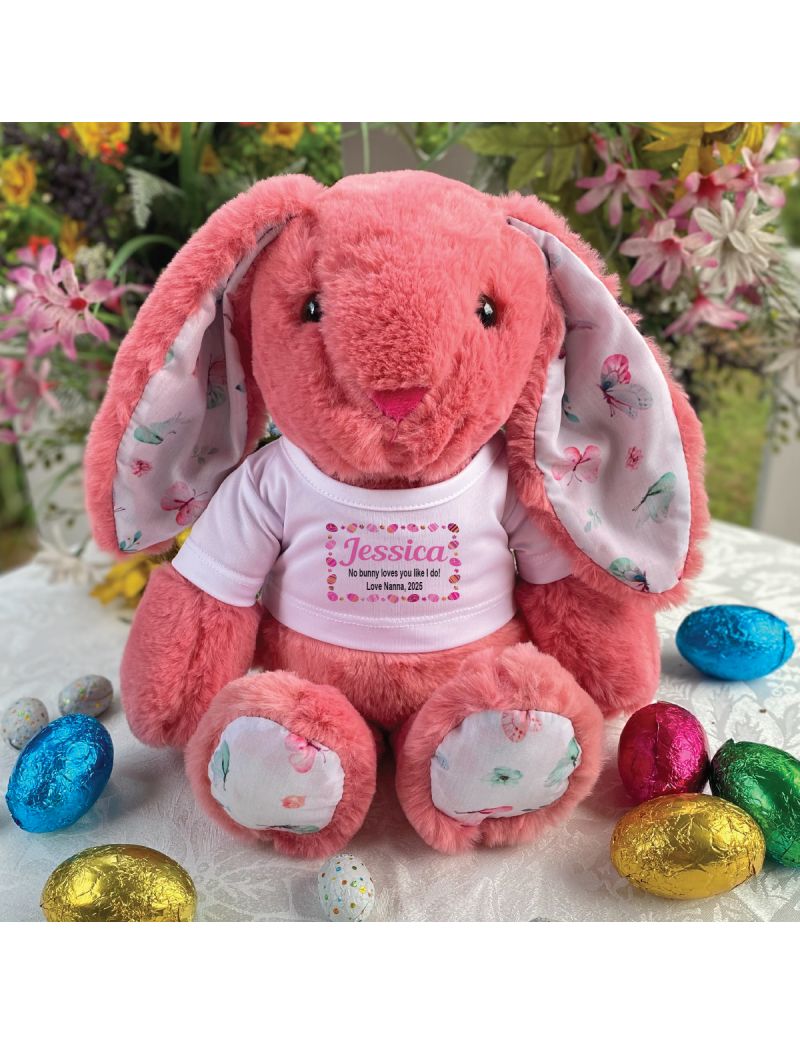 Breeze Easter Bunny Pink Easter Egg Frame Design
