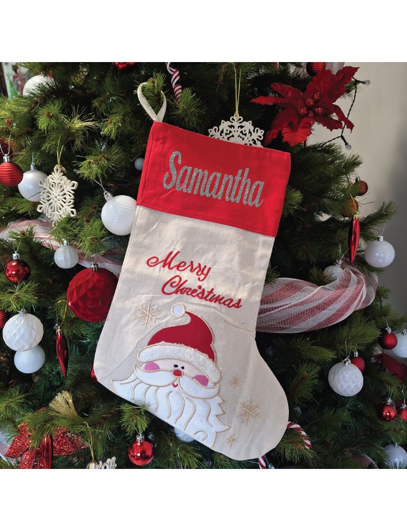 Personalised Santa Christmas Stocking