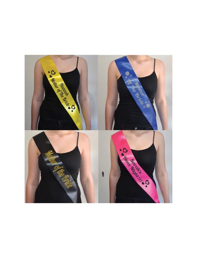 Personalised Hens Party Sash - Mother of the Bride