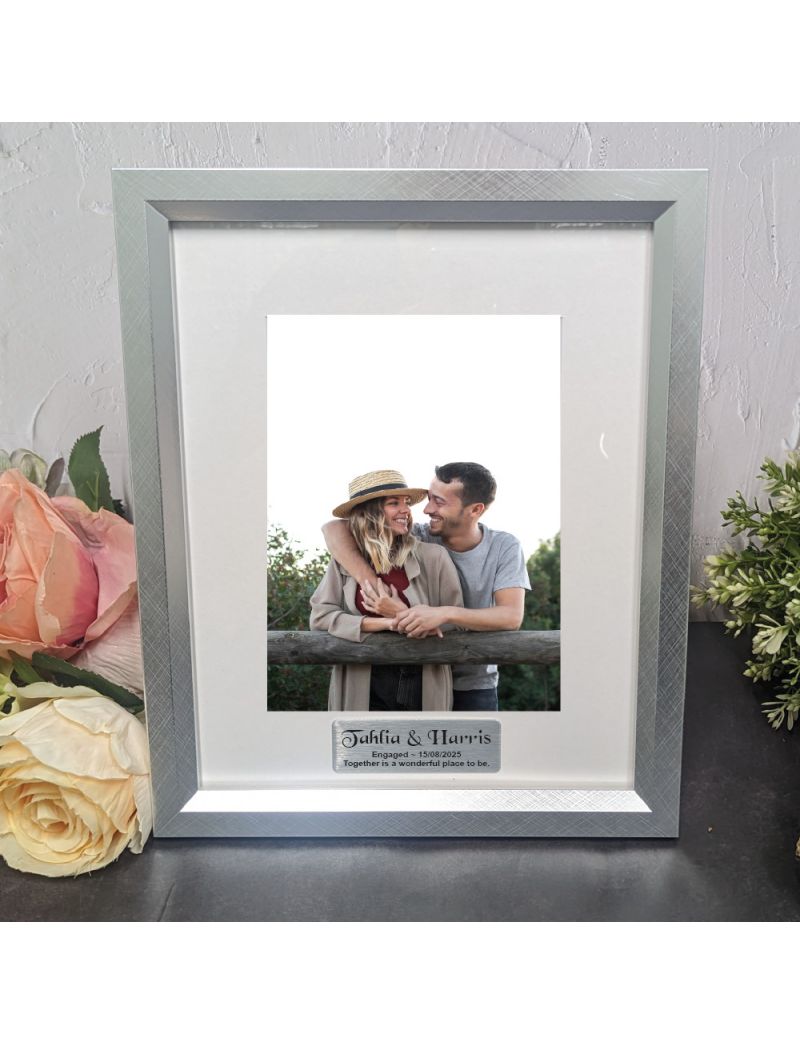 Engagement Personalised Photo Frame Soho