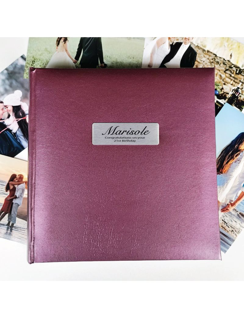 Personalised 21st Birthday Photo Album Rose 200