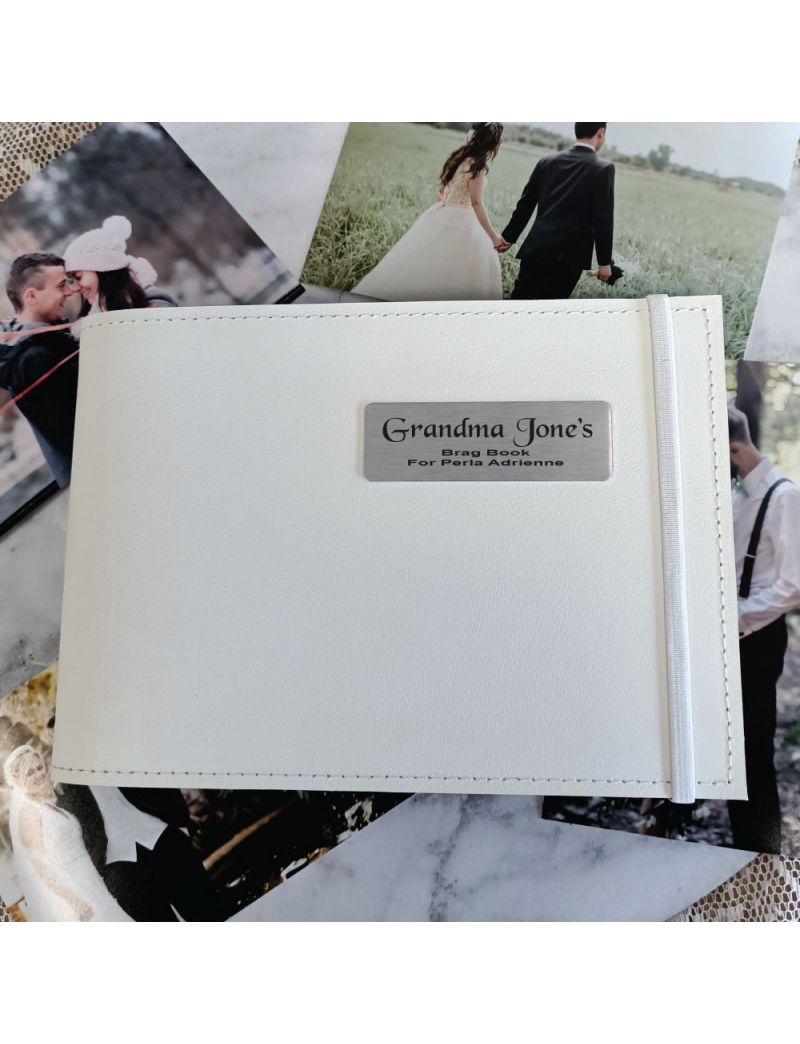 Personalised Grandma Brag Album - White 5x7