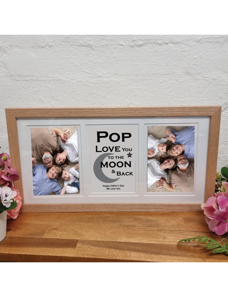 Poppy Gallery Wood Frame 4x6 Typography Print