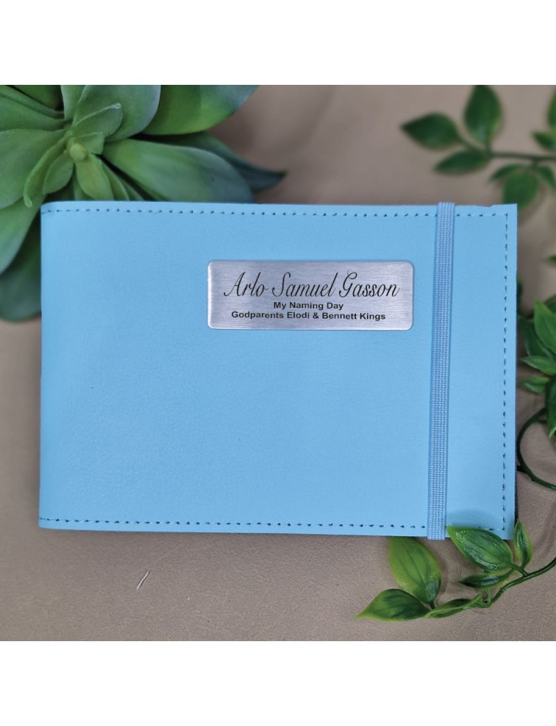 Naming Day Brag Photo Album - Blue