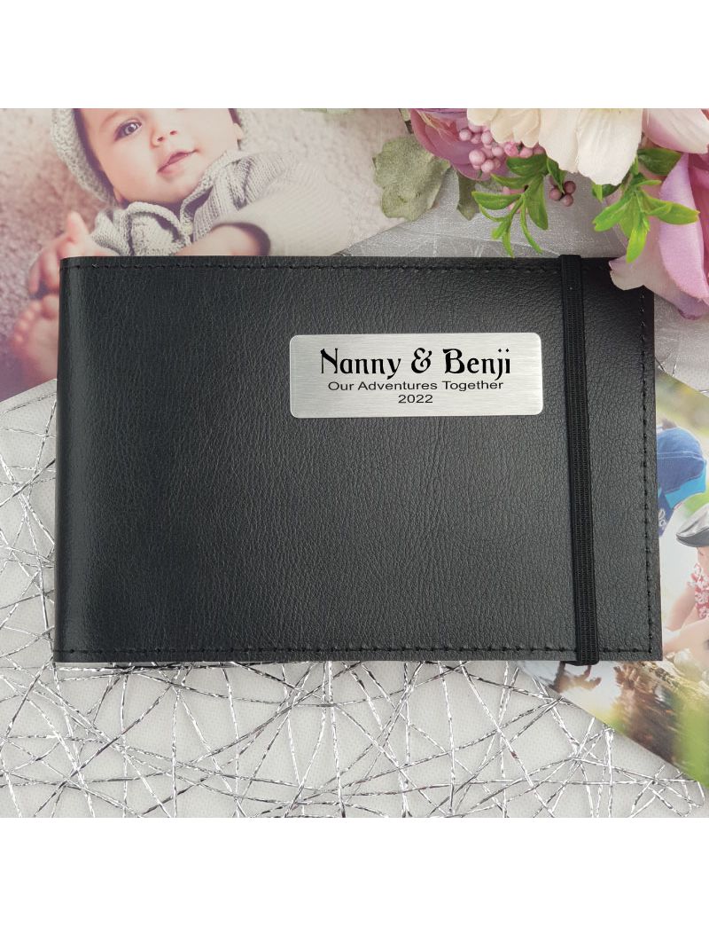 Personalised Nan Brag Photo Album - Black