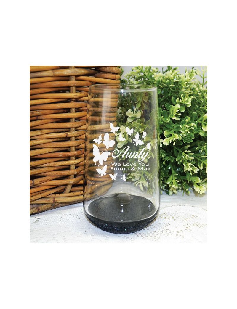 Aunt Engraved Personalised Glass Tumbler