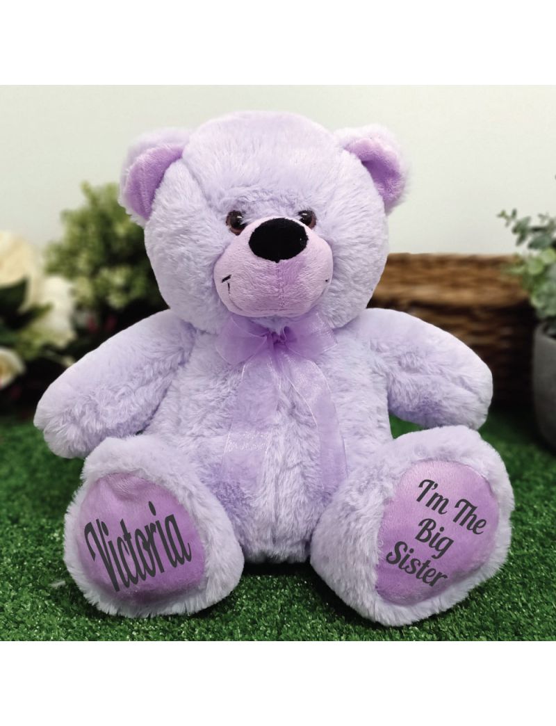 Big Sister Teddy Bear 30cm Lavender