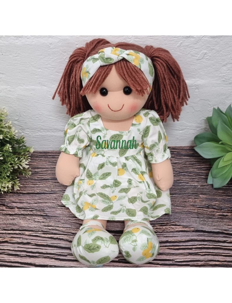 Lucy Personalised Girl Rag Doll 35cm