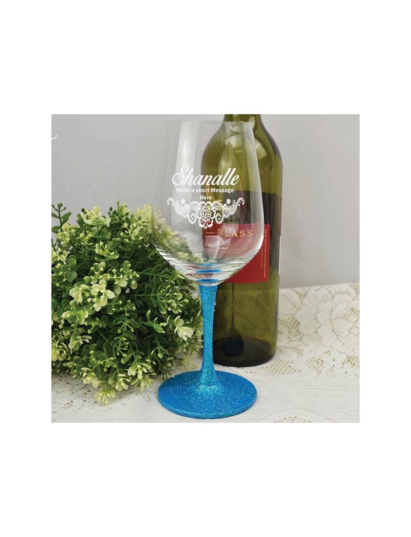 Personalised Wine Glass 450ml (F) Engraved