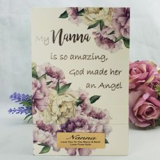 Nanna Garden of Love Memorial Trinket Box - Personalised