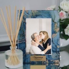 Nan Personalised Frame 5x7 Photo Glass Fortune Of Blue