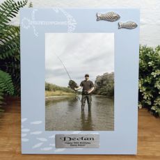 Personalised 50th Birthday Fishing Frame 6x4
