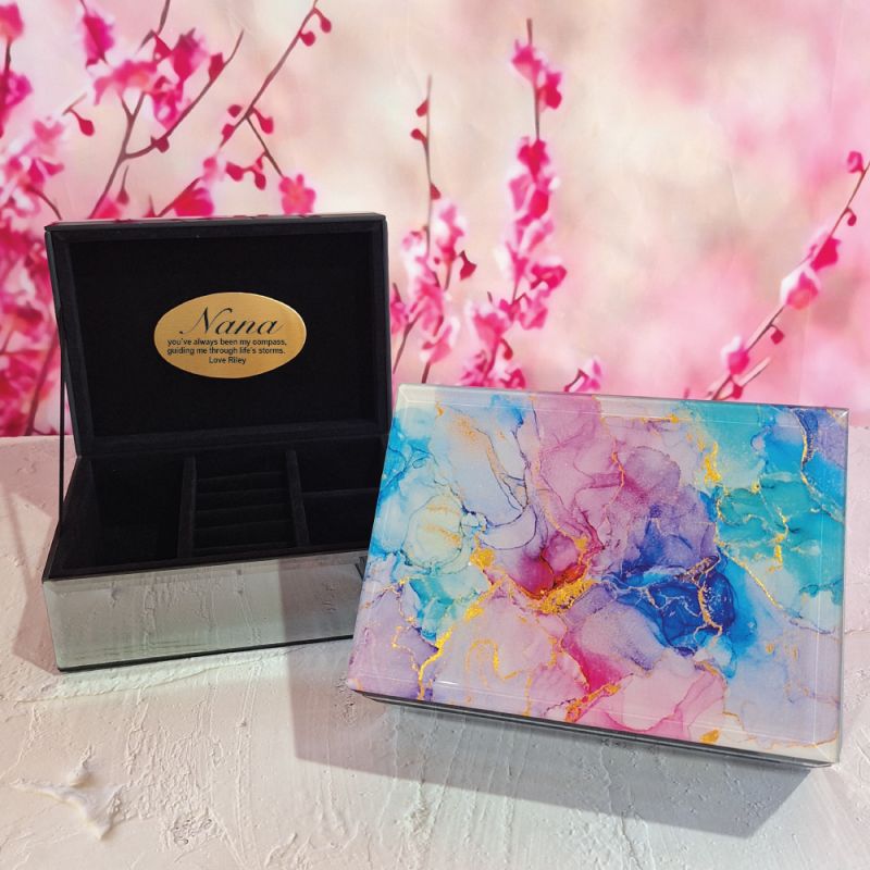 Nana Personalised Jewellery Box Paradise Bliss