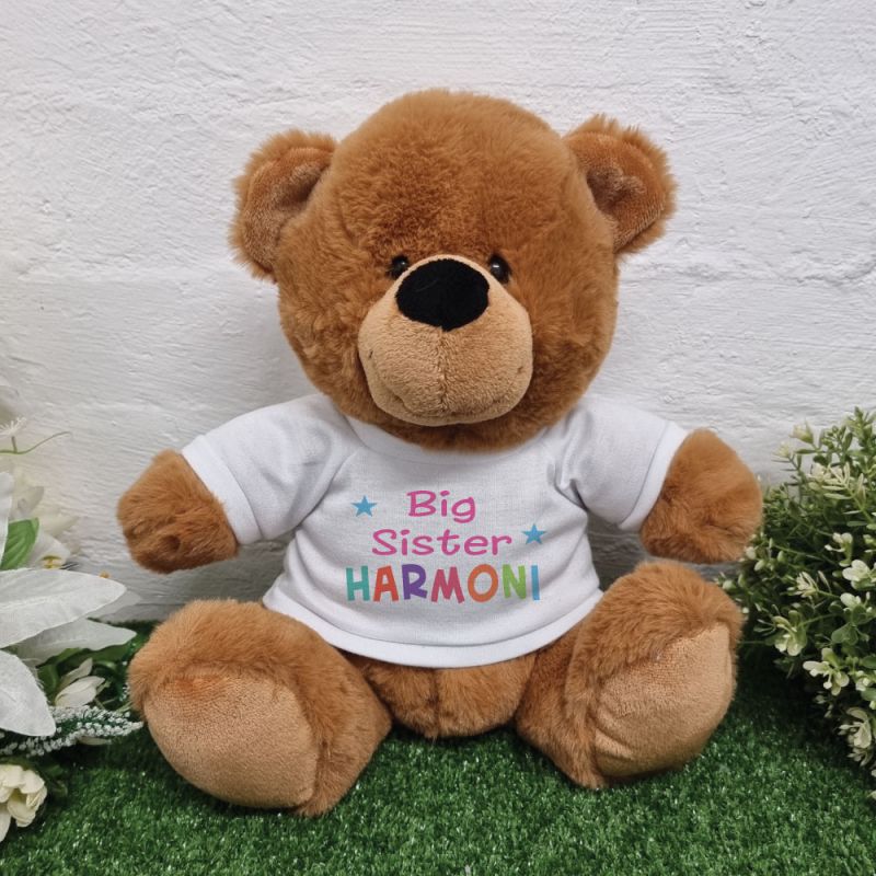 Big Sister Personalised Teddy Brown Bear
