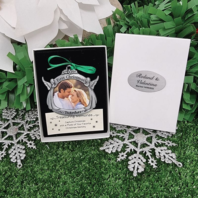 First Christmas Together Photo Christmas Ornament