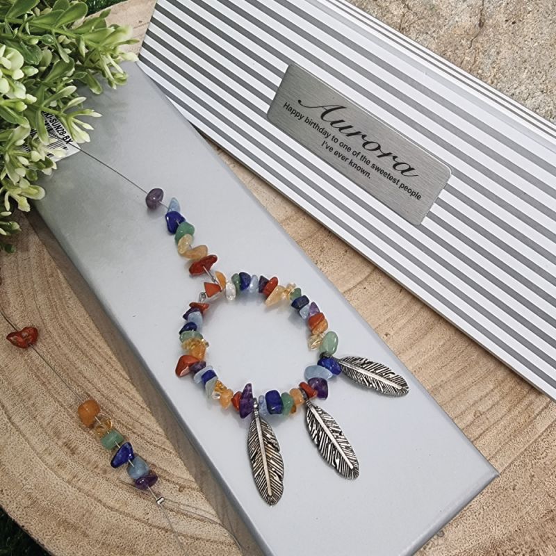 Birthday Chakra Gemstone Suncatcher