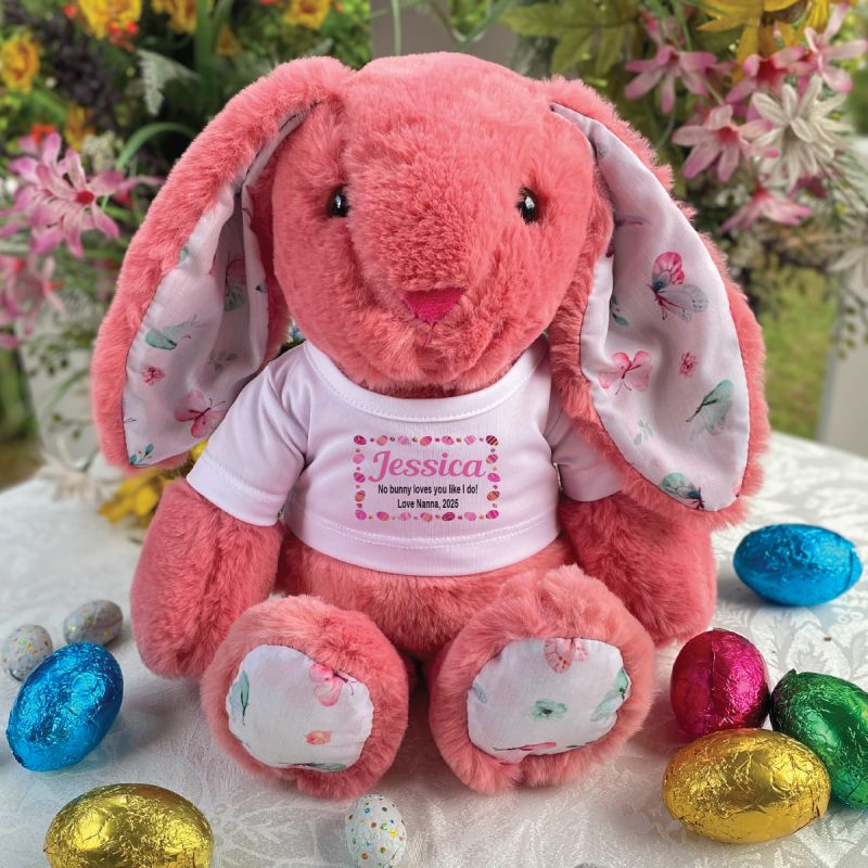 Breeze Easter Bunny Pink Easter Egg Frame Design