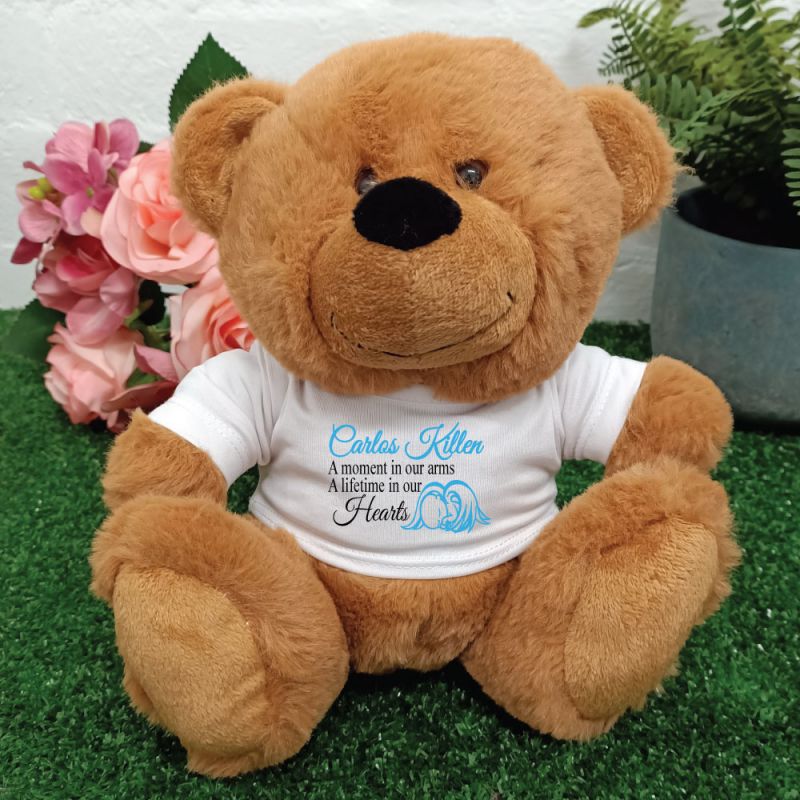 Baby Memorial Teddy Bear Brown Plush