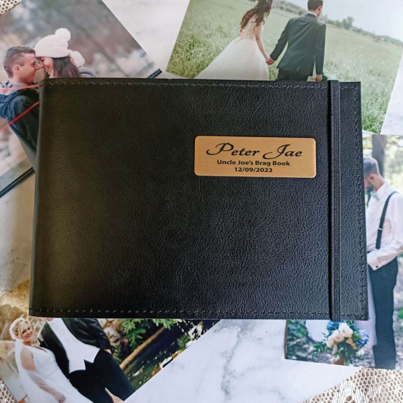 Personalised Uncle Brag Album - Black 5x7
