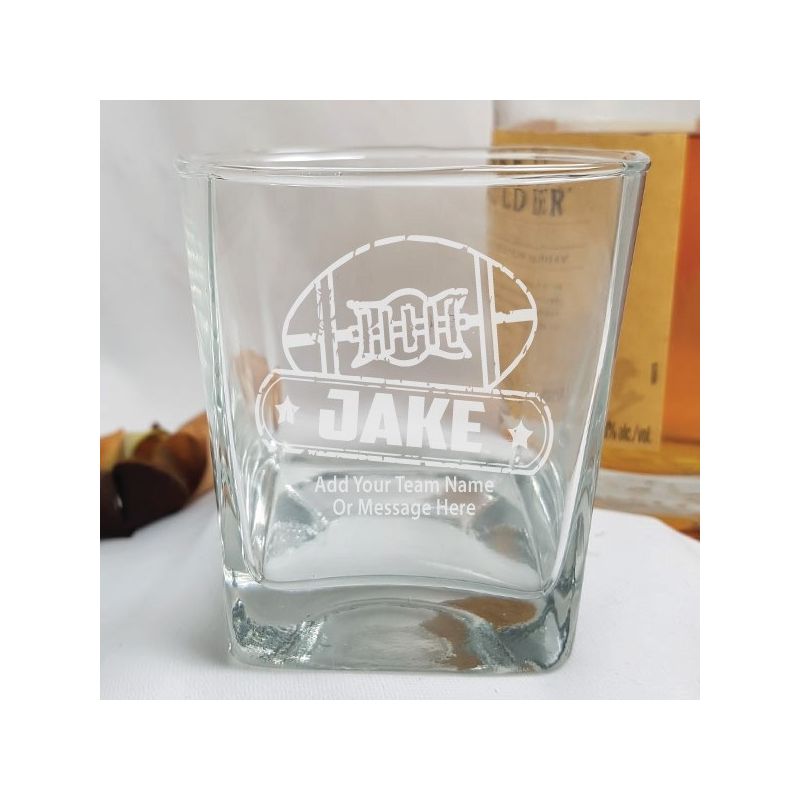 Football Coach Engraved Personalised Scotch Spirit Glass