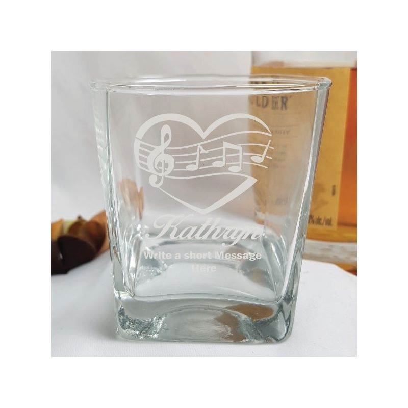  Engraved Personalised Scotch Spirit Glass (F)