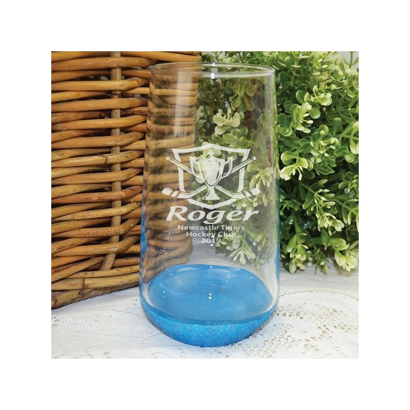 Hockey Coach Engraved Personalised Glass Tumbler 