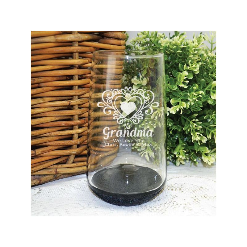 Grandma Engraved Personalised Glass Tumbler