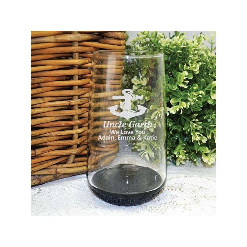 Uncle Engraved Personalised Glass Tumbler 
