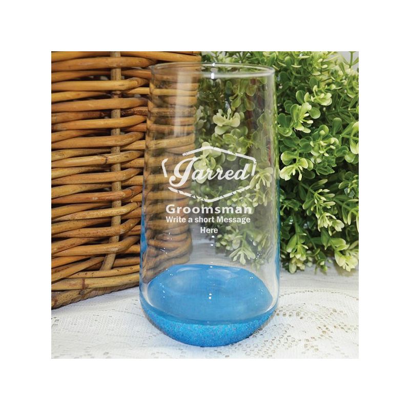 Groomsman Engraved Personalised Glass Tumbler