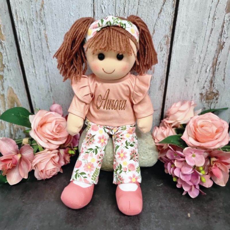 Piper Personalised Girl Rag Doll 35cm