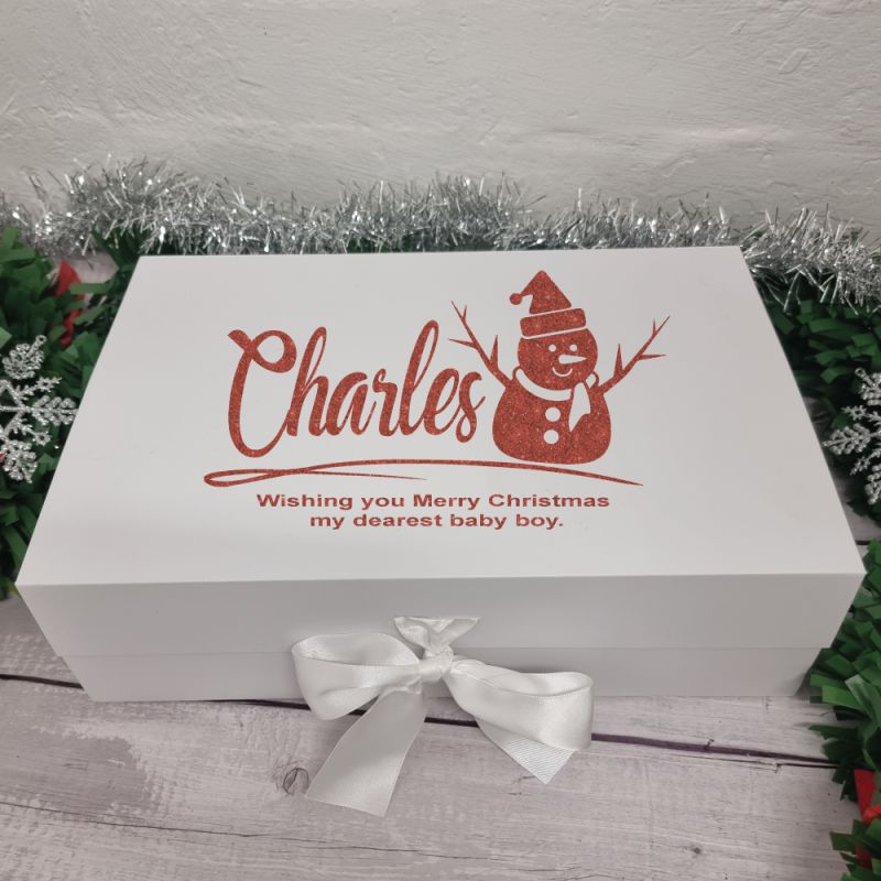 Personalised Christmas Box Frosty