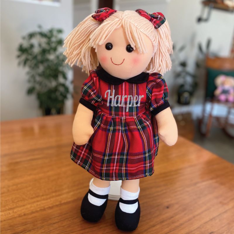 Ruby Personalised Girl Rag Doll 35cm