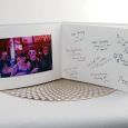 Personalised 21st Birthday Guest Book- Purple Glitter