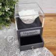Everlasting White Rose Christening Jewellery Gift Box