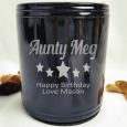 Aunty Engraved Black Can Cooler Personalised