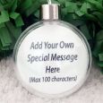 Personalised 1st Christmas Photo Bauble Ornament