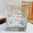 Christmas Engraved Personalised Scotch Spirit Glass