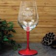 Hockey Coach  Engraved Personalised Wine Glass
