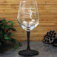 Soccer Coach Engraved Personalised Wine Glass