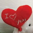 I Love You Anniversary Bear with Heart Tin