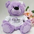 Love Your Naughty Bits Valentines Day Bear - Lavender