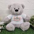 Personalised 30th Birthday Bear Grey Plush 30cm